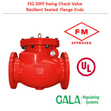 ul fm 50FF Flange swing check valve